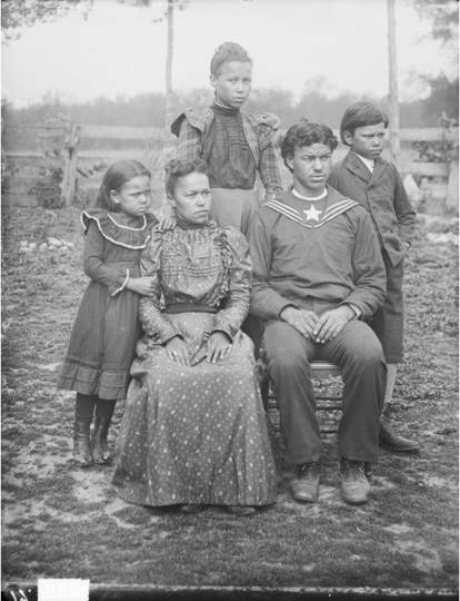 Virginia family of African, Native and European heritage, c 1900