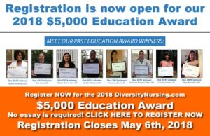 2018 Diversitynursing.com Education Award