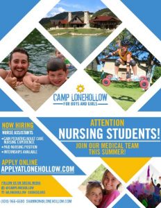 Summer 2018 Camp Lonehollow Flyer