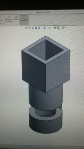 CAD model of a device