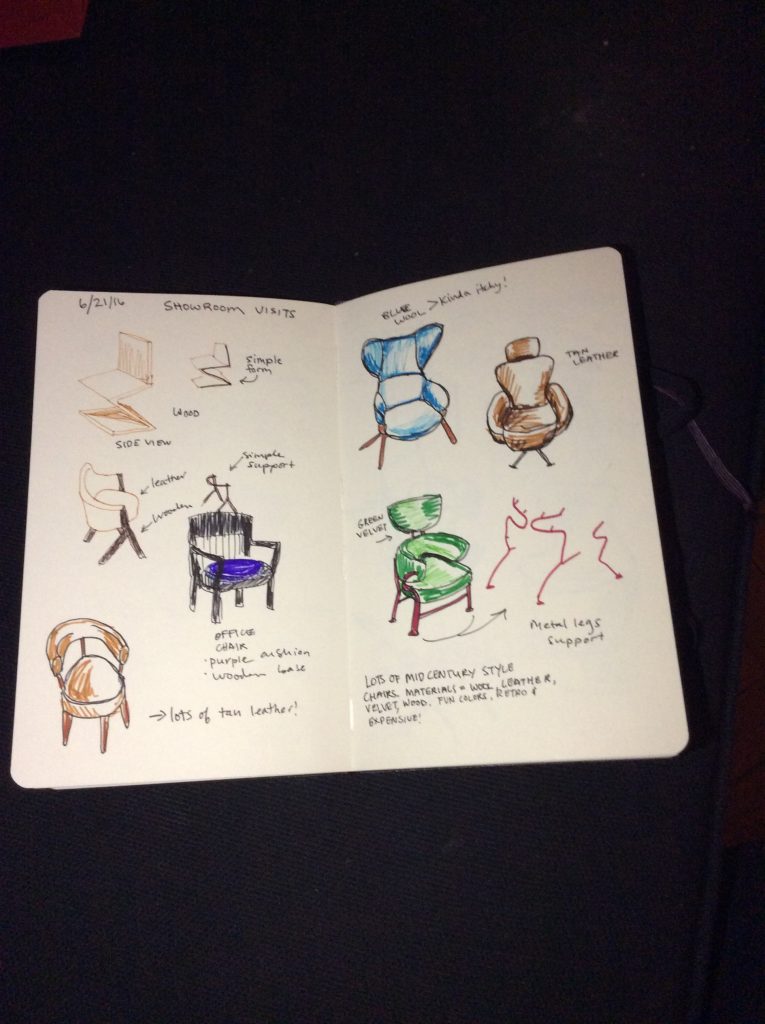 Chair sketches 3