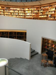 The spiral form of the library
