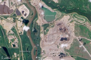 Athabasca Oil Sands, Alberta, Canada; Source: NASA