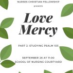 Love mercy bible study on psalm 103 on thursday september 26th in the courtyard