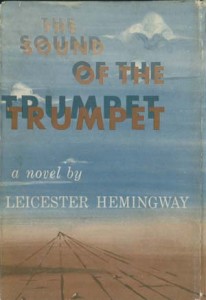 Cover art for a first edition of The Sound of the Trumpet (1953). Harry Ransom Center.