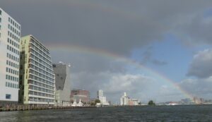 Double rainbow in Amsterdam