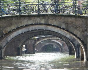 Bridges over Amsterdam canal