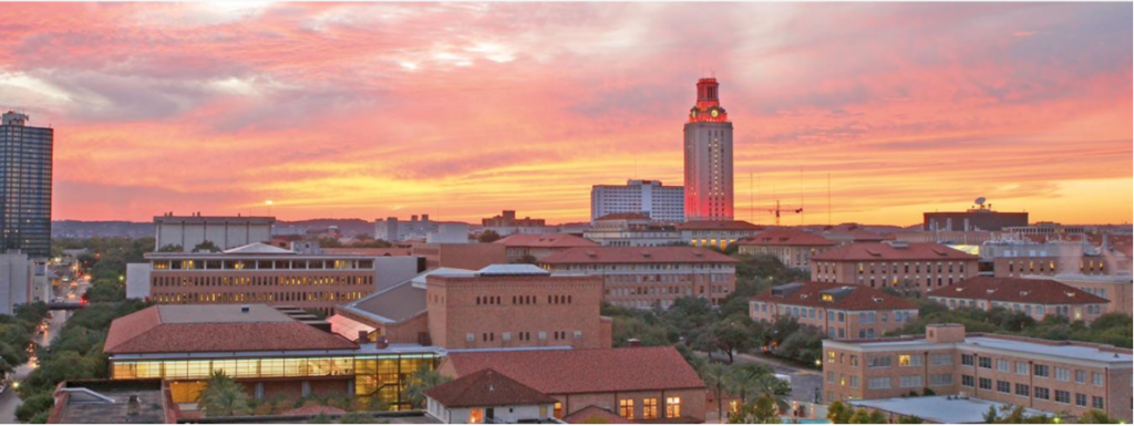 Aerial photo of UT Campus