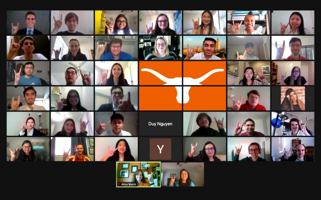 Spring 2021 Case Competition - Group Photo - Hookem