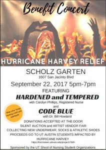 Benefit Concert Poster September 22nd 5pm-7pm