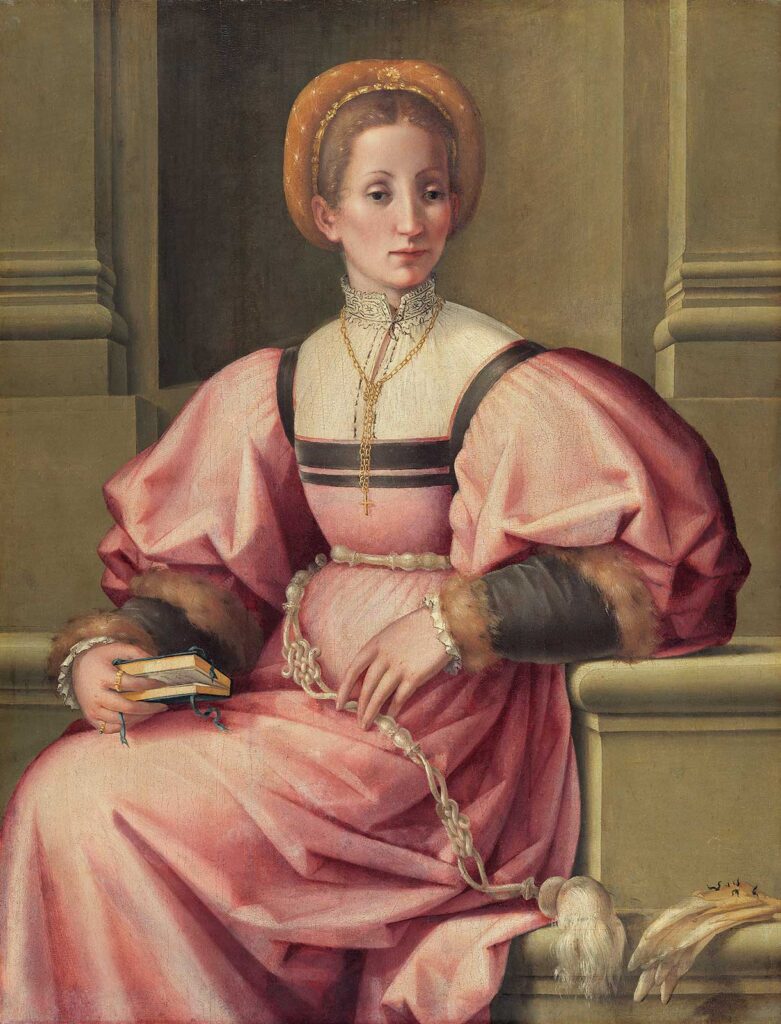painting of female figure