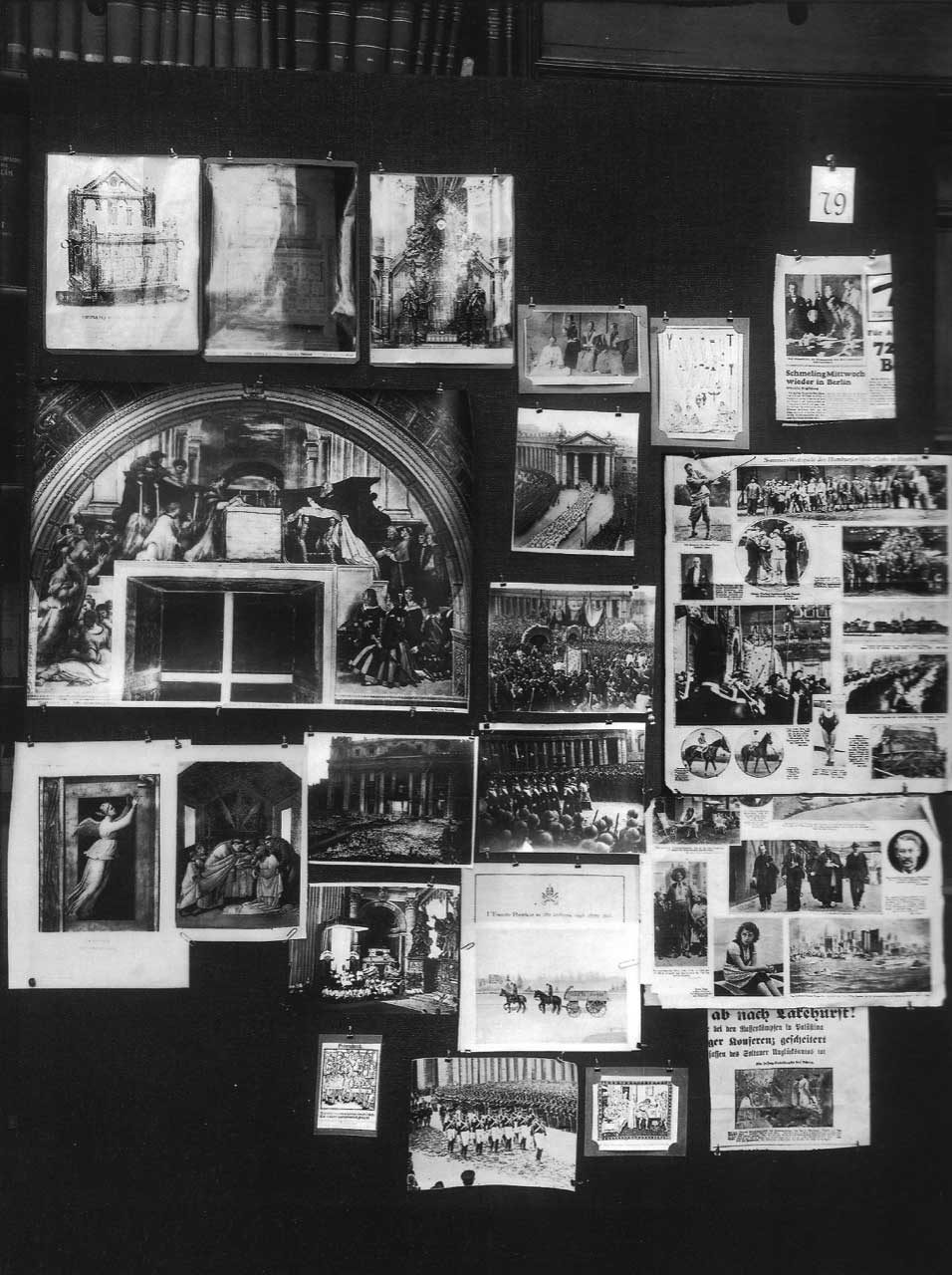 black and white news photos