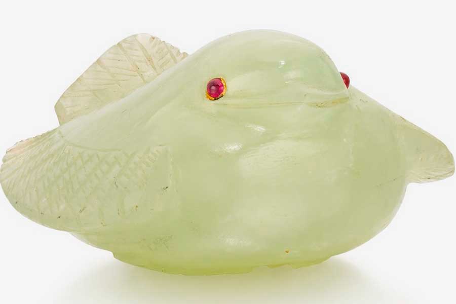 fish made of jade