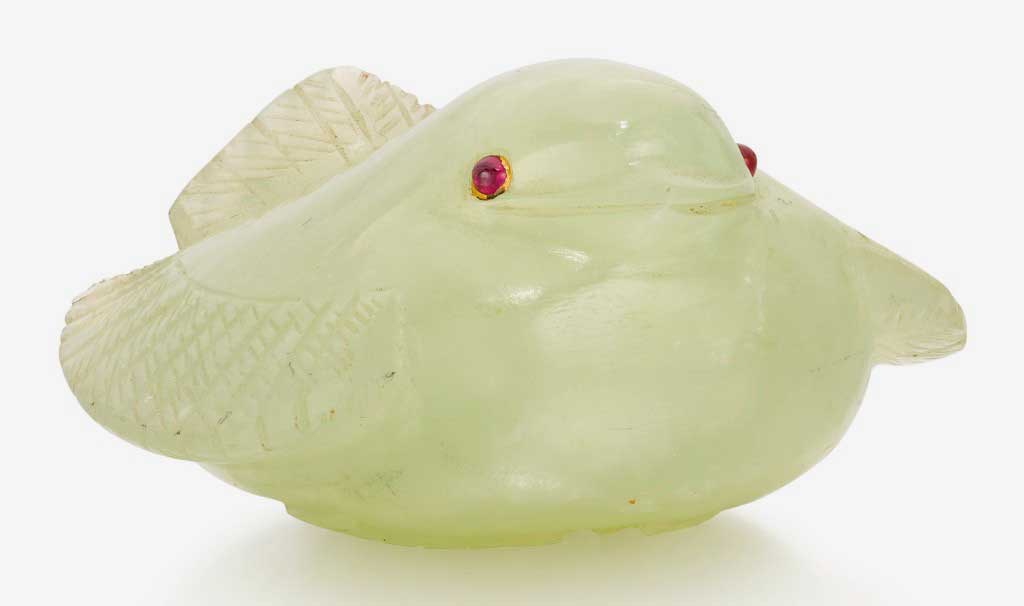 fish made of jade