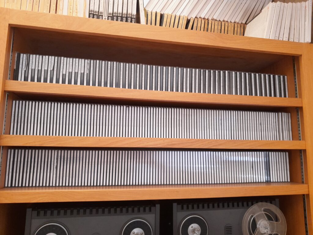 CD Shelves in the Ethnomusicology Archive