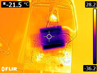 Peltier Chip with Glass Slide