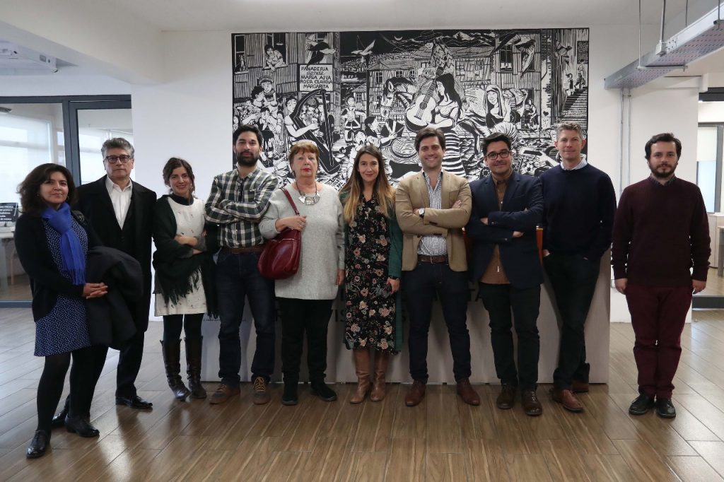 Participants in launch of Glossary of Chilean Art, at CNAC Cerrillos
