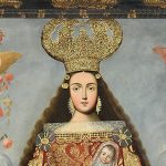 detail of painting from Spanish colonial empire