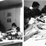 Mirtha Dermisache and Margarita Paksa at work