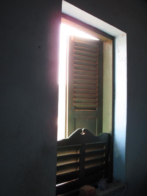 image of a doorway lit by the sun