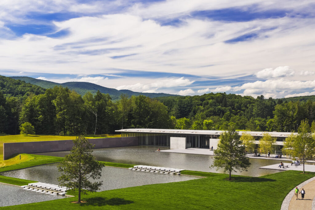 exterior view of Clark Art Institute