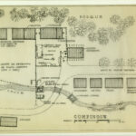 Drawing made by the architect Miguel Lawner during his confinement in different concentration camps by the state during the Chilean dictatorship, 1973-1990