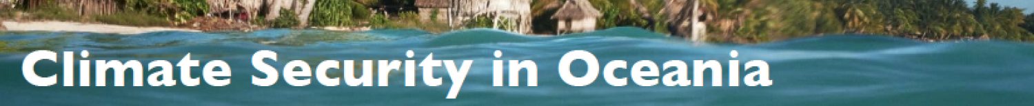 Climate Security in Oceania