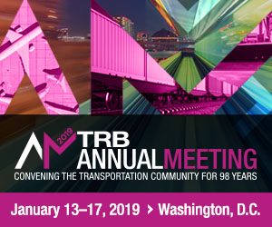 TRB Annual Meeting 2019 Logo