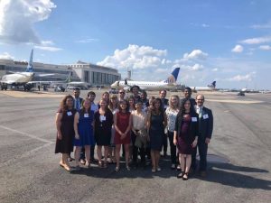 Eno Fellows touring Ronald Reagan Washington National Airport