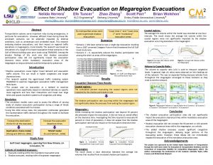 Picture of "Effect of Shadow Evacuation on Megaregion Evacuations" Poster