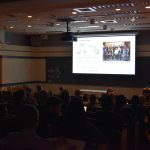 Discussing the center's research