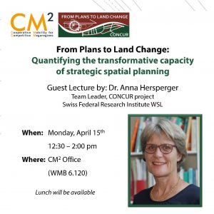 Poster advertising Dr. Hersberger Guest Lecture