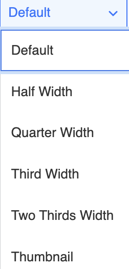 Image Sizes