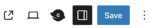 Buttons in the Top Toolbar on the right-hand side