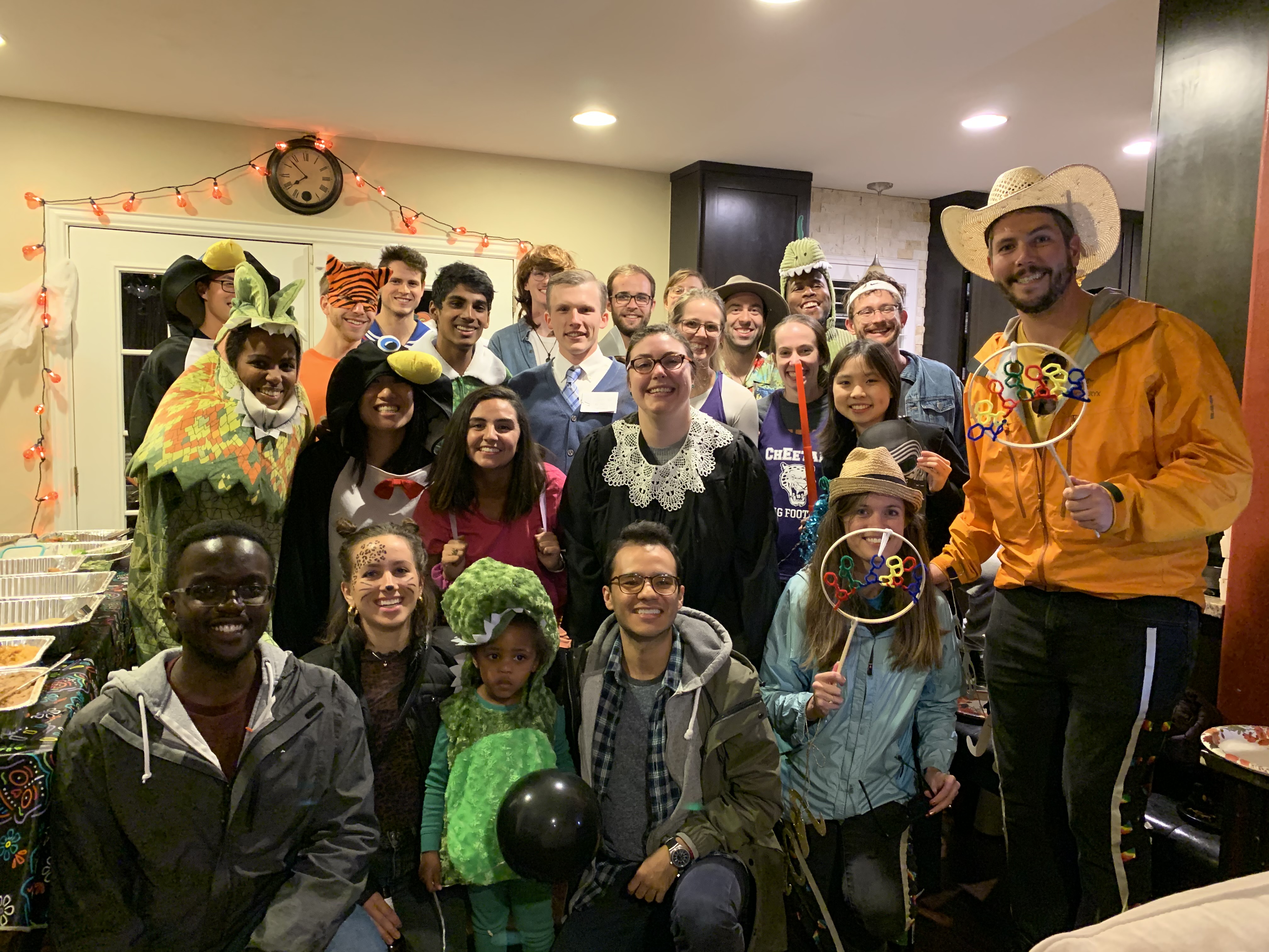 The Contreras group and friends, Halloween 2019