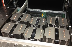 Top of Central Processor Complex drawer without memory