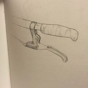 Marble + plastic handle