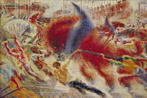 'The City Rises'  Umberto Boccioni 1910