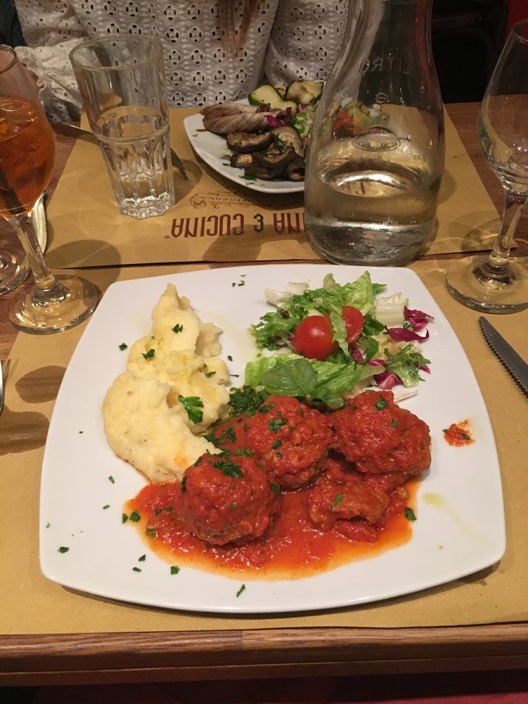 Some yummy meatballs! No pasta here!!