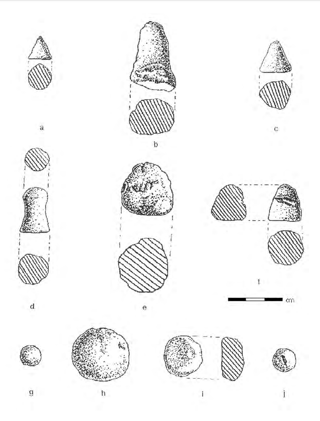Drawings of profiles and cross sections of the various types