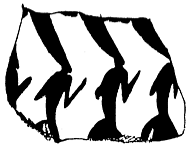 Figure 8. Anthropomorphic figures from Tell Halaf, Mesopotamia, in Max Freiherr von Oppenheim, Tell Halaf, Vol. I, Walter de Gruyter, Berlin 1943, Pl. LX:2.