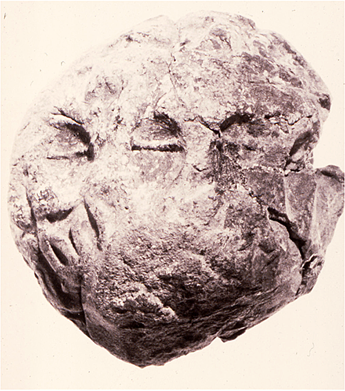 large sphere with incisions