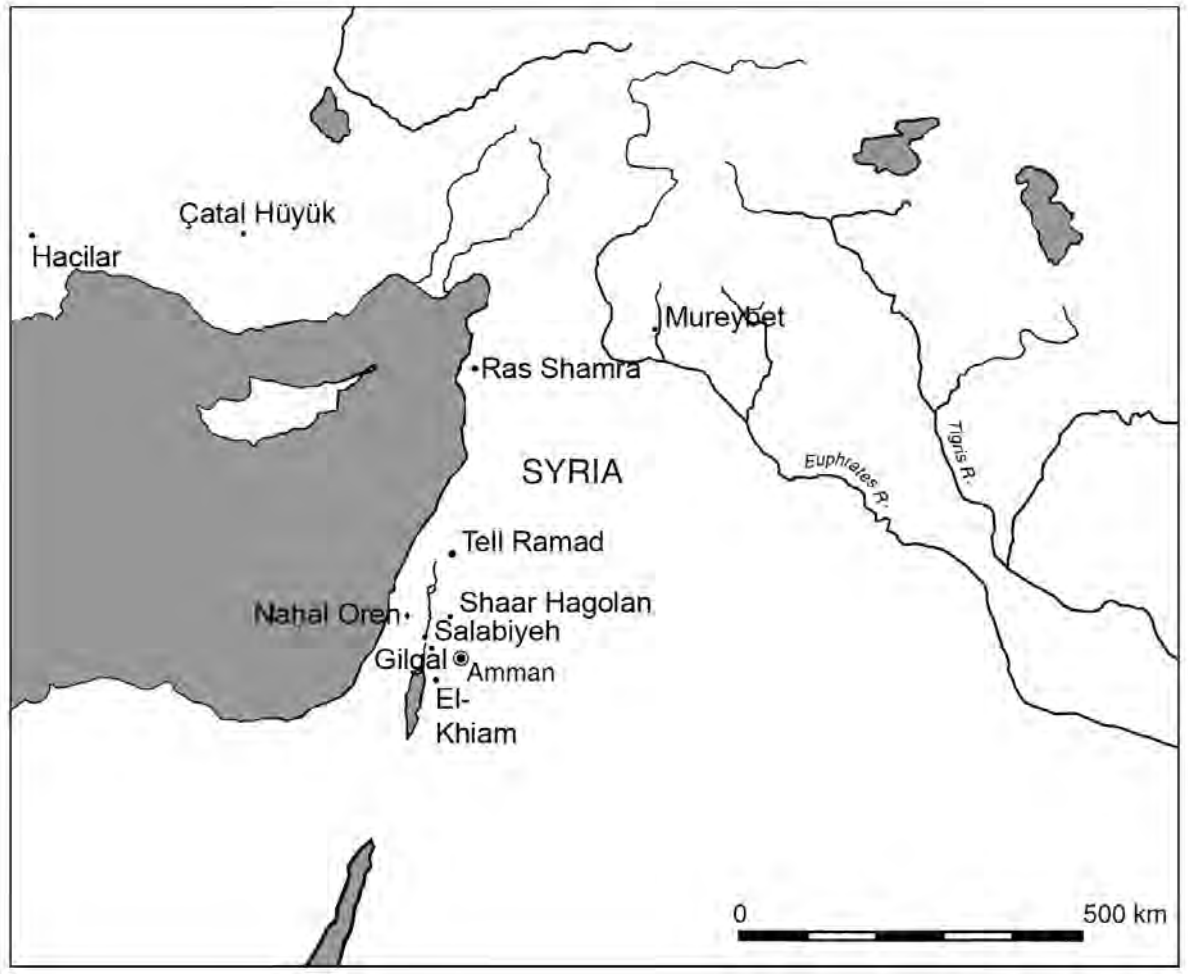 The antecedents of the 'Ain Ghazal female may rather be sought in the early Levantine stone statuary
