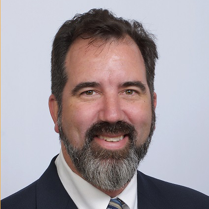 Portrait of Ryan Thompson, Director of Utilities, and Energy Management at UT Austin