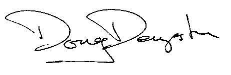 Dean Doug Dempster's handwritten signature