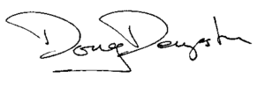 Dean Doug Dempster's handwritten signature