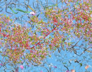 Jennifer Steinkamp, detail of EON, 2020