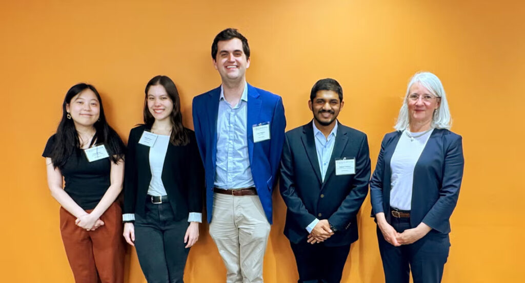 Image of Adwait with other winners of the competition