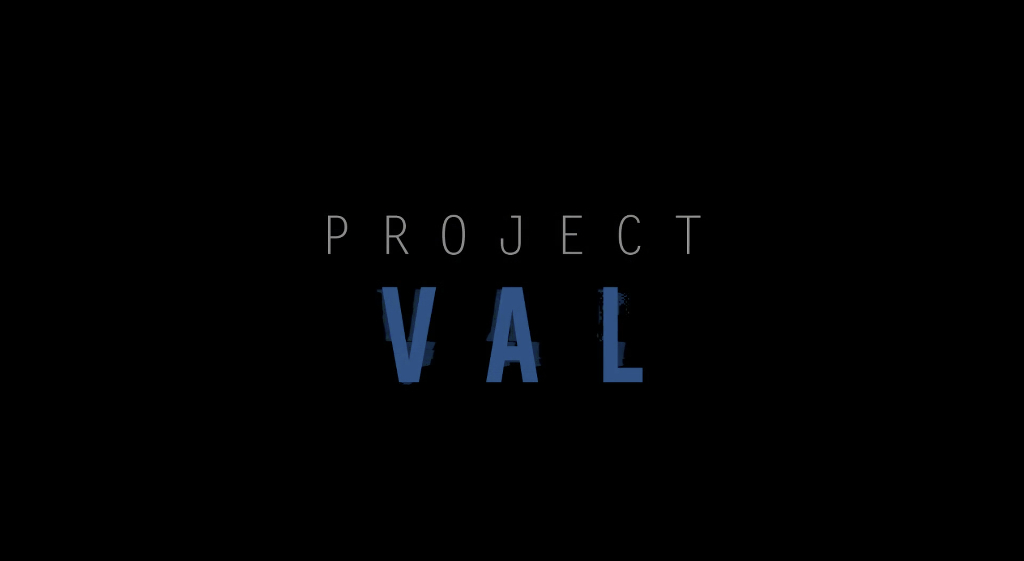 Project VAL title screen