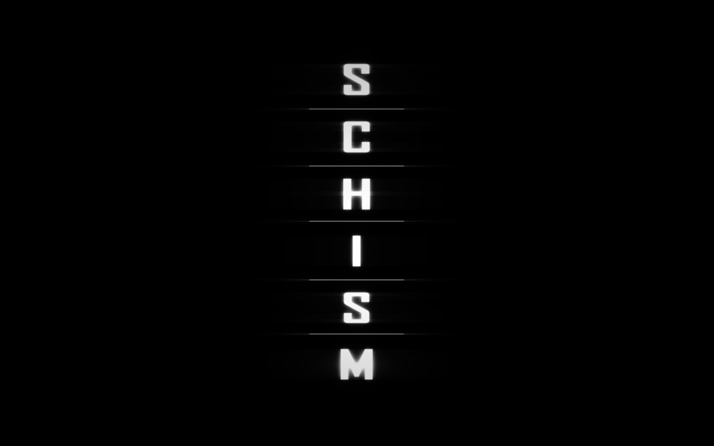 Schism title screen